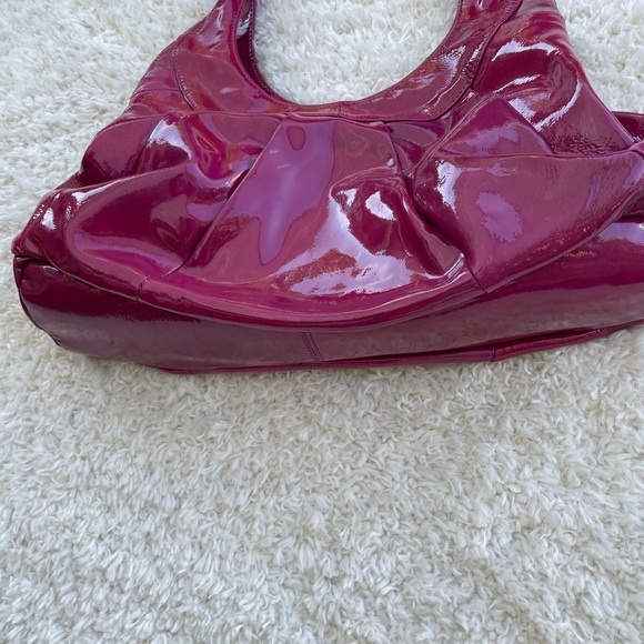 Sigrid Olsen | Hot Pink Patent Leather Hobo - Picture 3 of 9